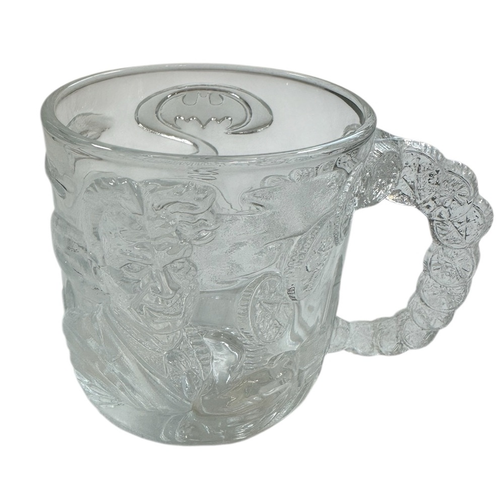 McDonald’s Batman Two-Face Glass Mug | Vintage Collectible